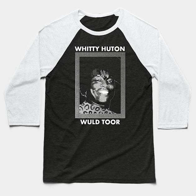 Vintage Whitty Hutton - 80s Baseball T-Shirt by mech4zone